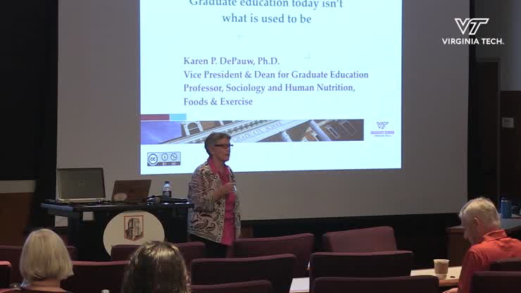 HokieTalks: 3 I's = T: 21st century graduate education isn’t what it used to be