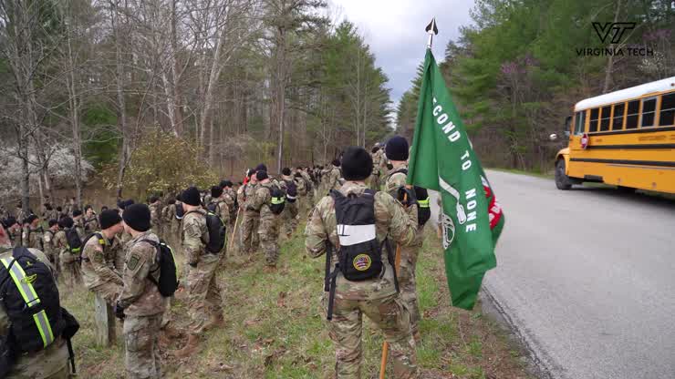 First-year cadets finish Caldwell March