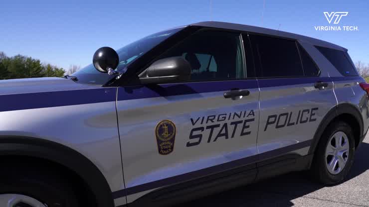 VTTI highlights safer roadway presence for Virginia State Police vehicles