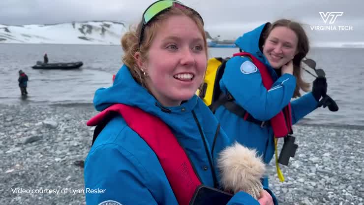 Students study abroad in Antarctica