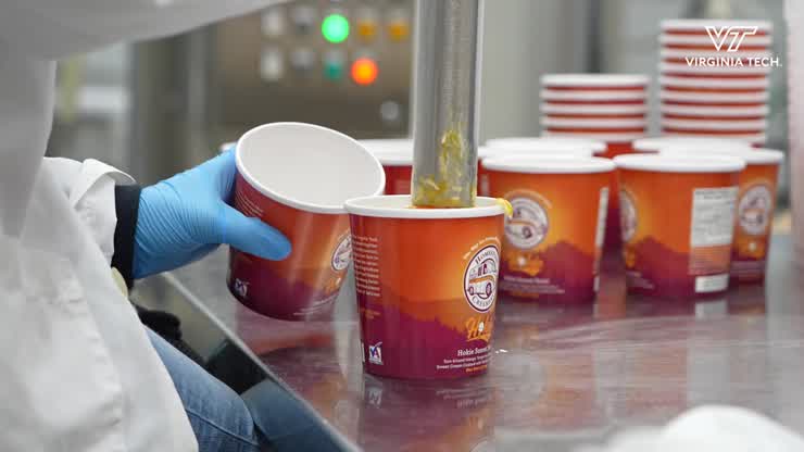 New Hokie themed ice cream flavors inspired by summer and scholarship