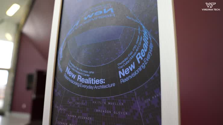 CAUS students bring "New Realities" to The Cube at Moss Arts Center