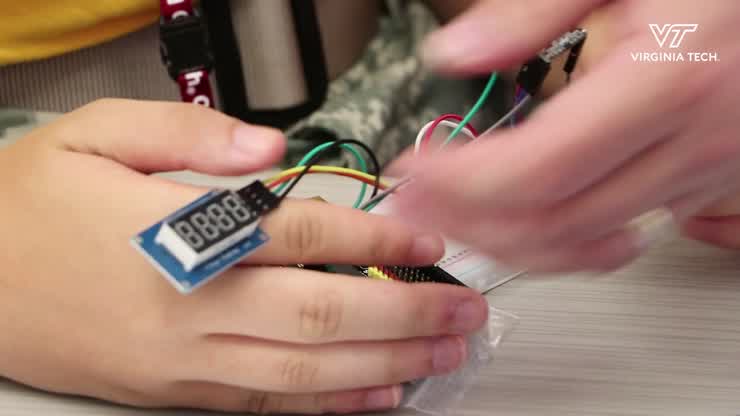 Virginia Tech hosts pre-college program for JROTC students