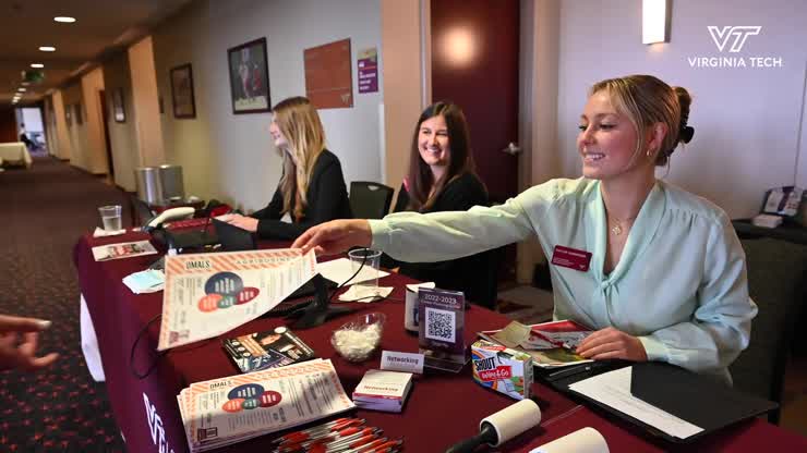 Agricultural and Applied Economics students attend inaugural career fair