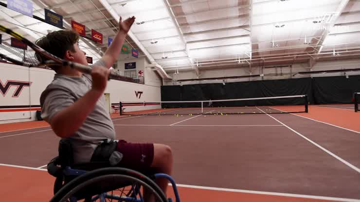 Building a supportive community through wheelchair tennis