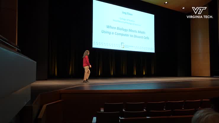 Virginia Tech faculty explain their research at the Faculty Nutshell Talks 