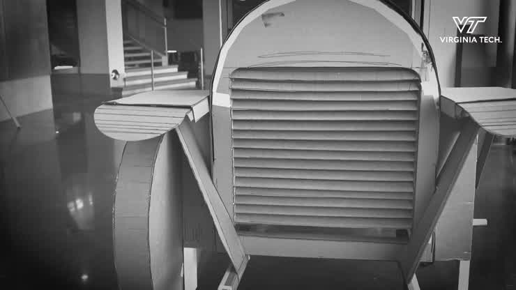 Art project turns still images into a full-scale model