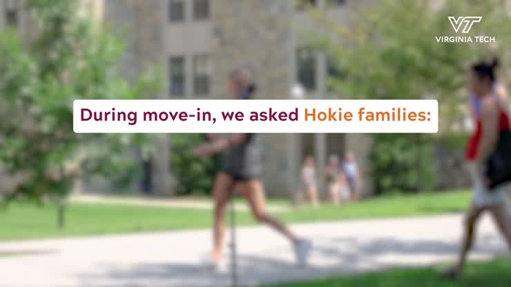 Messages from families to their Class of 2029 Hokie
