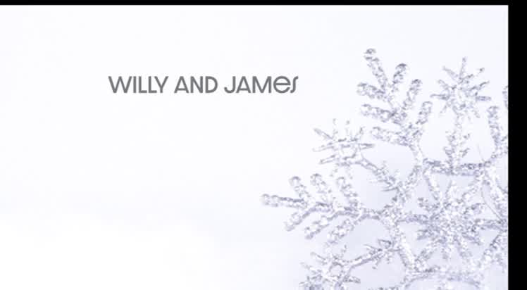 Willy and James Consider the holidays