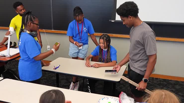 Imagination Camp lets middle schoolers build their own handheld gaming system