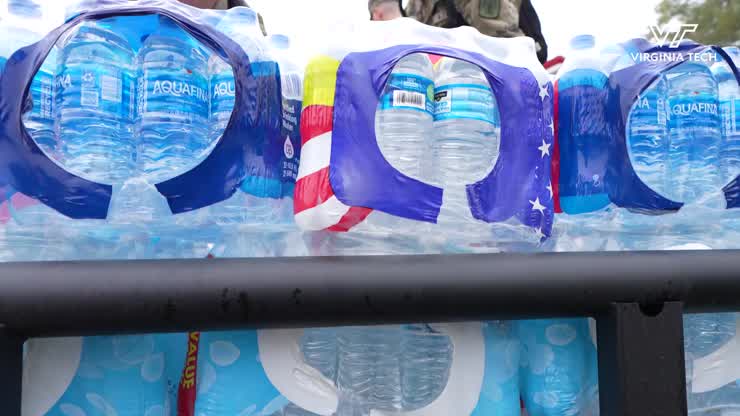 Cadets help community impacted by Hurricane Helene