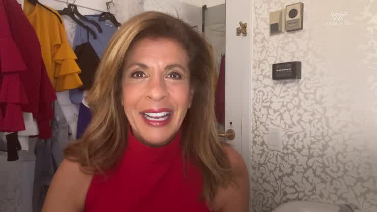 Virginia Tech alumna Hoda Kotb delivers surprise message to Class of 2020