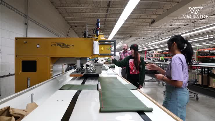 Industrial Design students manufacture backpacks for Connection to Care program