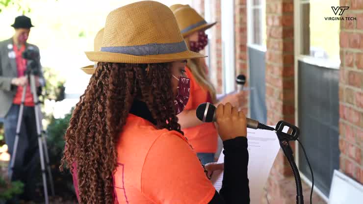 "Theatre Through Windows" combines service with improv performance