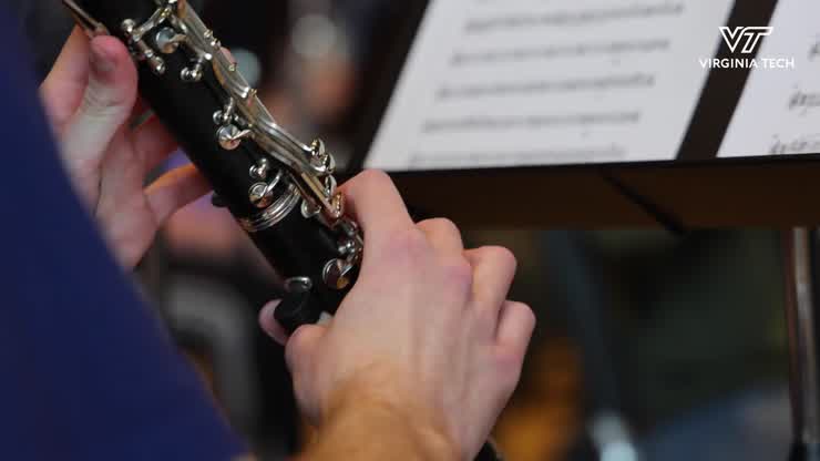 Musicians from across campus band together in Virginia Tech's Wind Ensemble