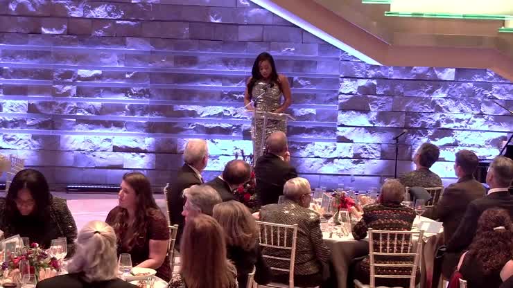 Alumni, President Tim Sands honor Nikki Giovanni at 2022 retirement