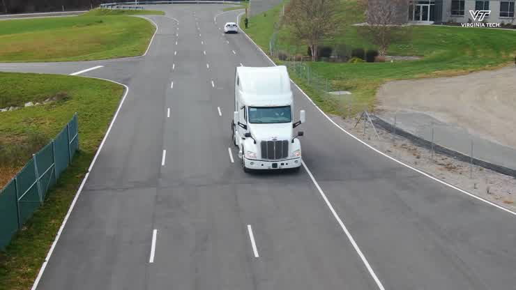 VTTI led study to develop roadmap for integration of automated trucks
