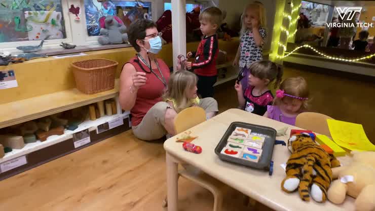 First Lady Pamela Northam visits Child Development Center for Learning and Research