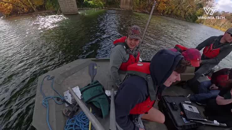 Field methods in hydrology offers hands-on education for Biological Systems Engineering students