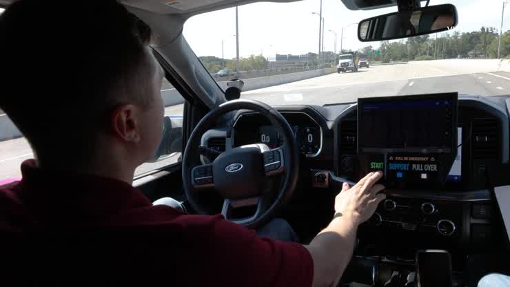 VTTI demonstrates Level 4 autonomous vehicle in Northern Virginia