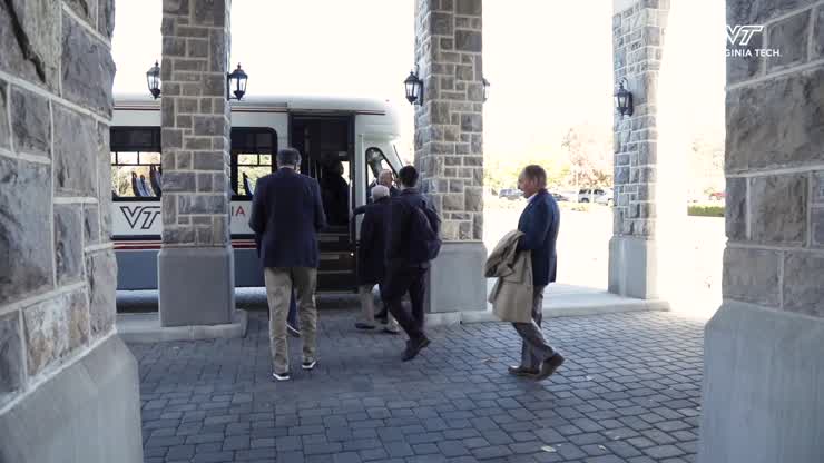 Members of the BOV Take a Campus Walking Tour